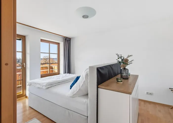 Wolke 7 - Traumhafter Bergblick Mit Stil - Garage Kochel am See